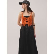 ロングデニムスカート