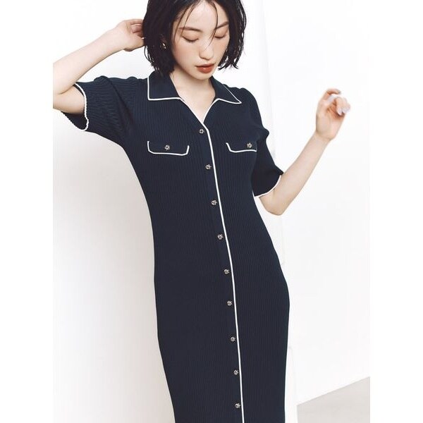 フロントボタンニットワンピース | スナイデル(SNIDEL) | マルイウェブ