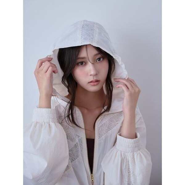 SNIDEL スナイデル　Chacottチャコット　コラボナイロンレースブルゾン Chacott】コラボナイロンレースブルゾン(ブルゾン)｜アウター｜SNIDEL
