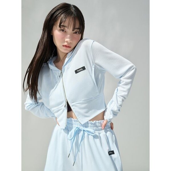 SNIDEL UVカットパーカー シルバー SNIDEL - snidel スナ uvパーカー LUMISHADE UVカットパーカーの通販