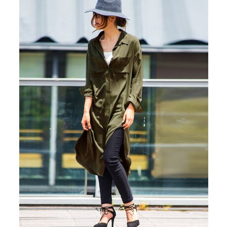 シャツワンピース ファッションレター Fashion Letter 13 ファッション通販 マルイウェブチャネル