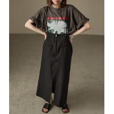 サス付きロングスカート