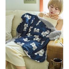 ファッションレター(Fashion Letter)のスワンネルアニマルブランケット 70×100cm