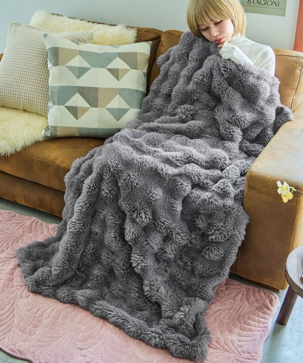 [}C]NEh{ArbOuPbg100cm×140cm/t@bV^[iFashion Letterj O[