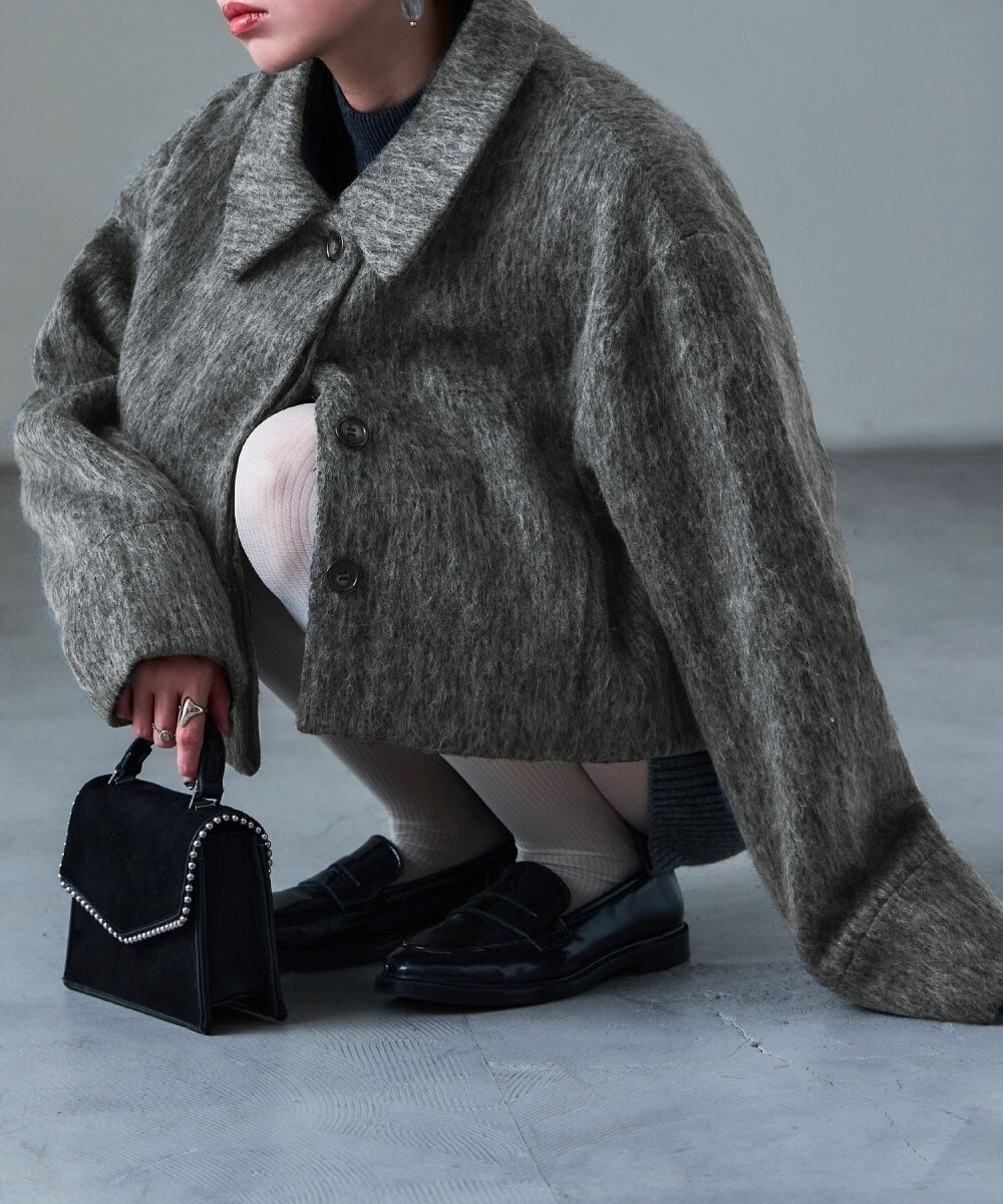 any SiS ウールライクドルマンショート コート ウールライクドルマンショート コート / ANY SIS | ファッション通販