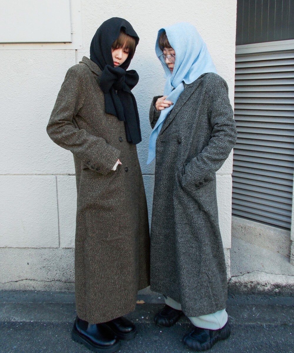 ツイードチェスターロングコート | ファッションレター(Fashion Letter