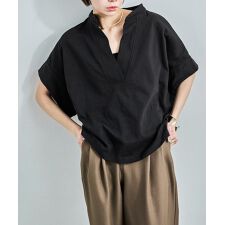 接触冷感スキッパーTシャツ