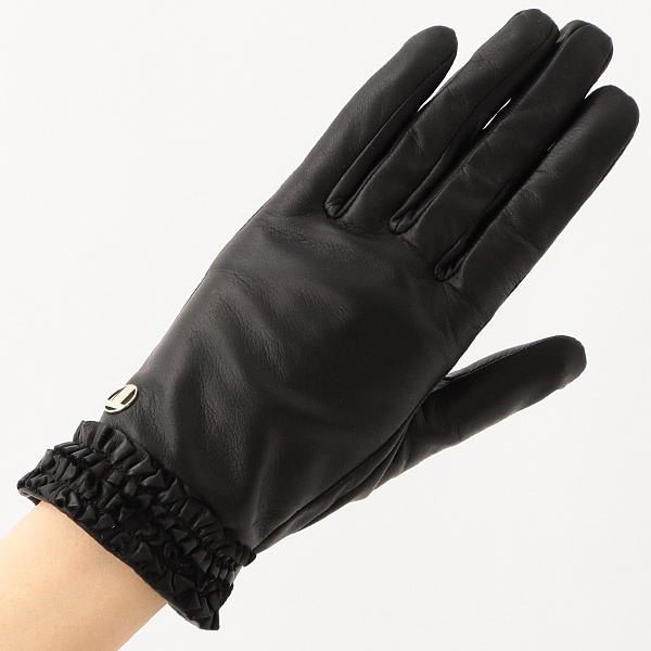 レディース手袋（革手袋）暖かいカシミヤ混裏手袋 | ランバン オン