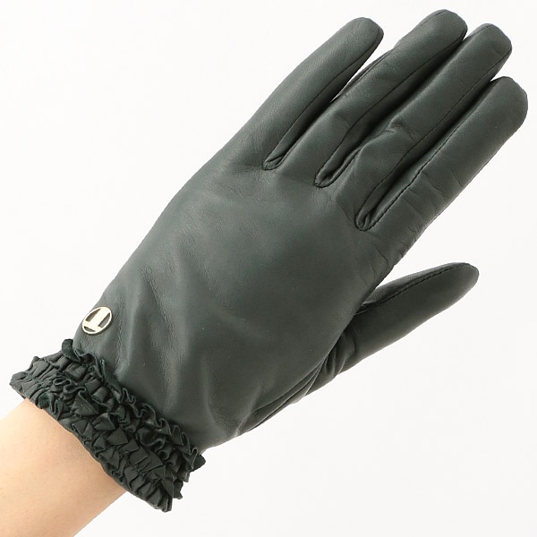 レディース手袋（革手袋）暖かいカシミヤ混裏手袋 | ランバン オン