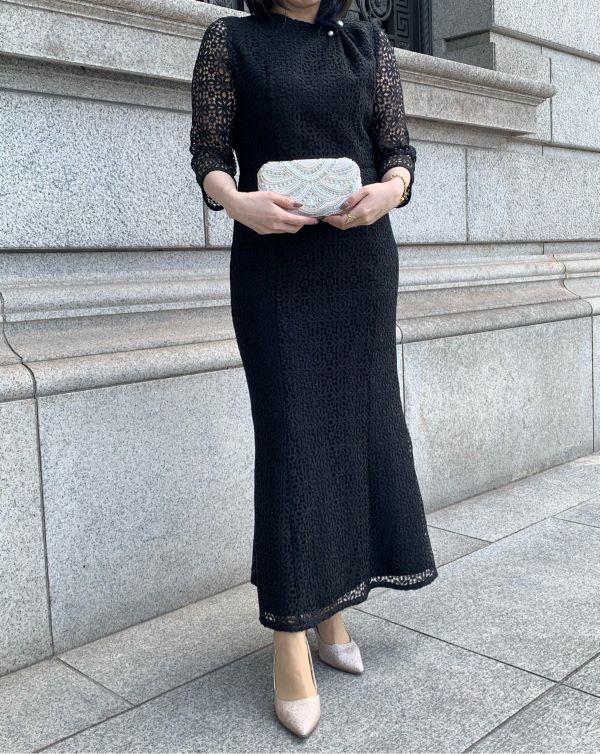 【海外配送可】【送料無料】 レースロングドレス | 結婚式・パーティーのレンタルドレスDRENi ワンピース