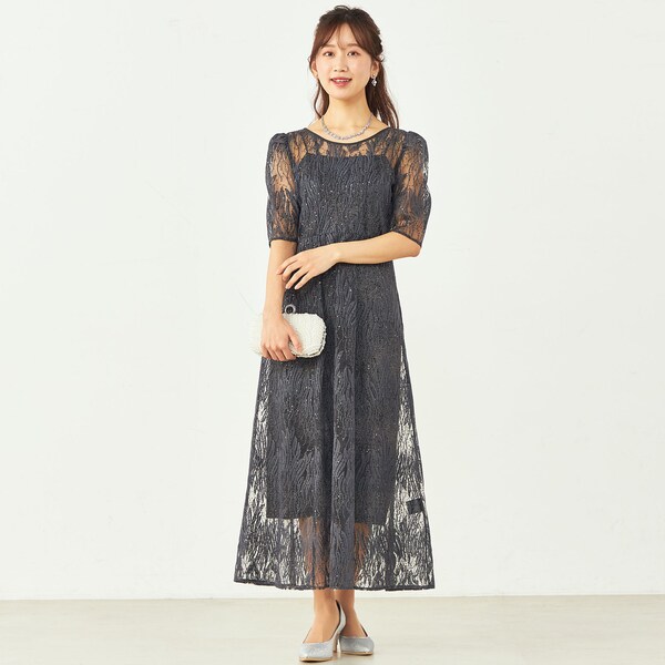 Kene/カエン/総レースパーティードレス kaene】総レースドレス | 結婚式・パーティーのレンタルドレス