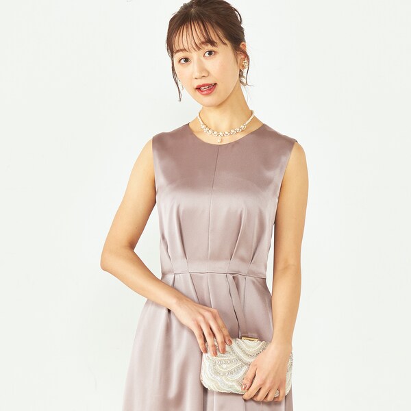 Aimerエメ サテンノースリーブアシンメトリースカートパーティードレス 楽天市場】【50%OFF】【SALE】サテンノースリーブアシンメトリー