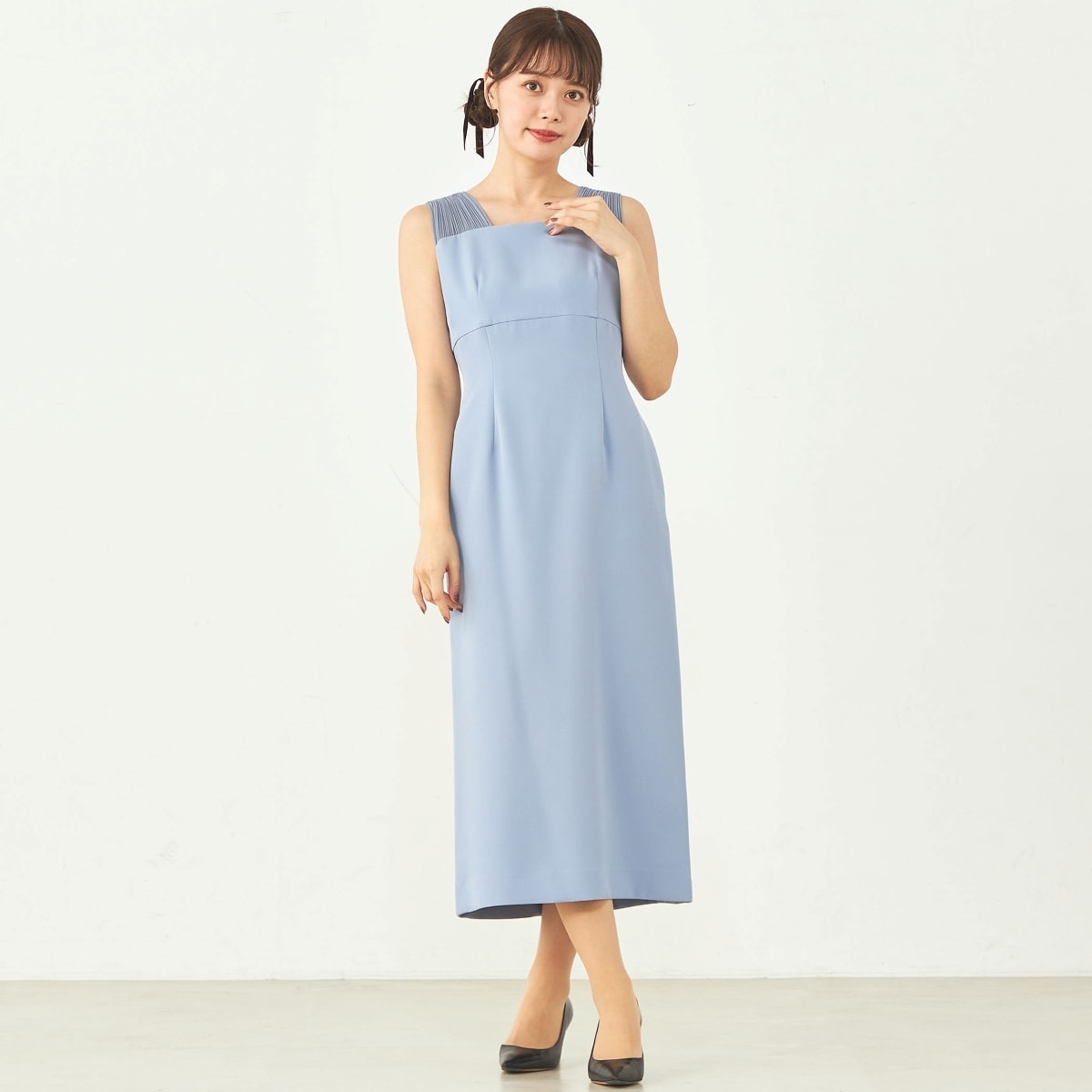 CELFORD】ブラウスケープ付きドレス | 結婚式・パーティーのレンタル