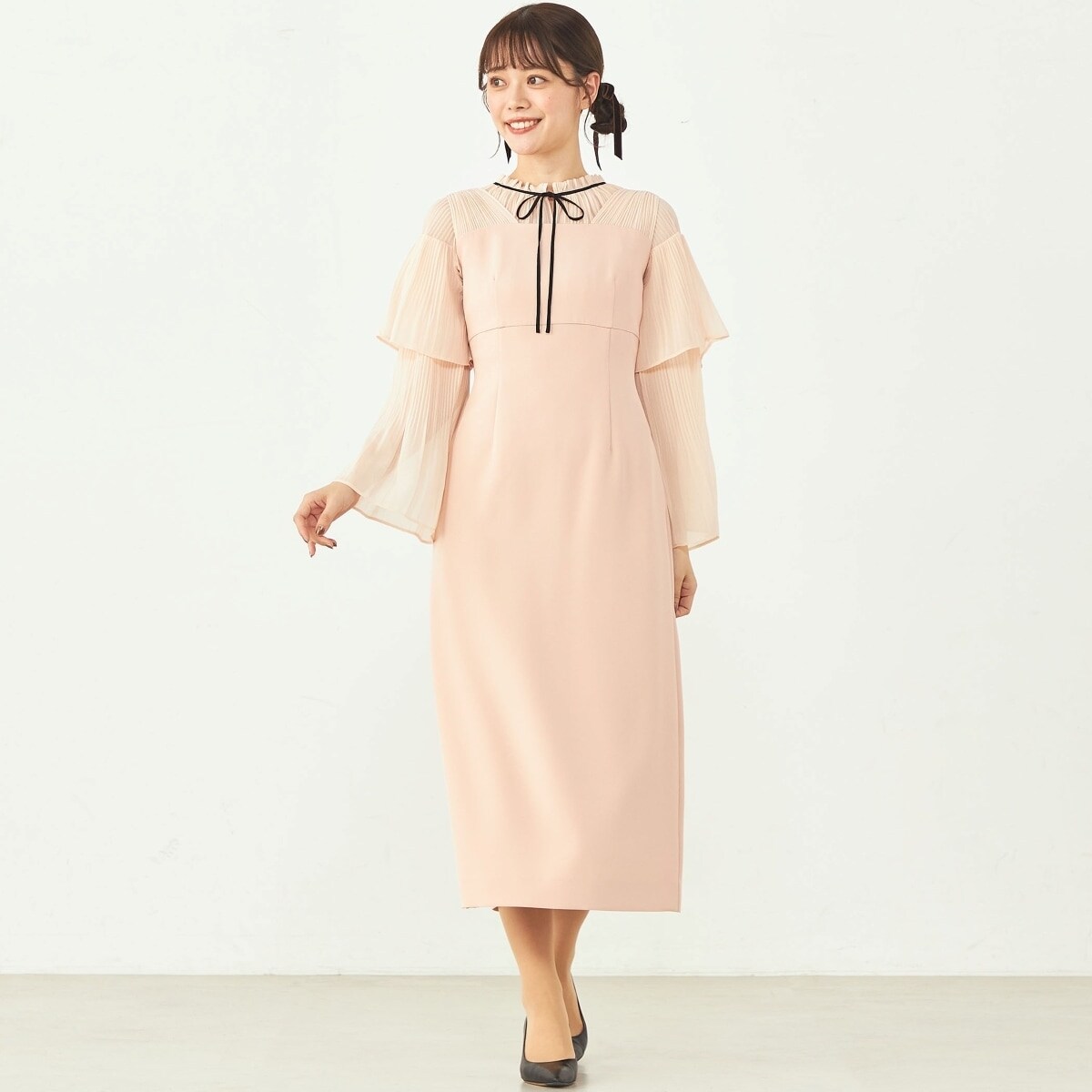 CELFORD】ブラウスケープ付きドレス | 結婚式・パーティーのレンタル