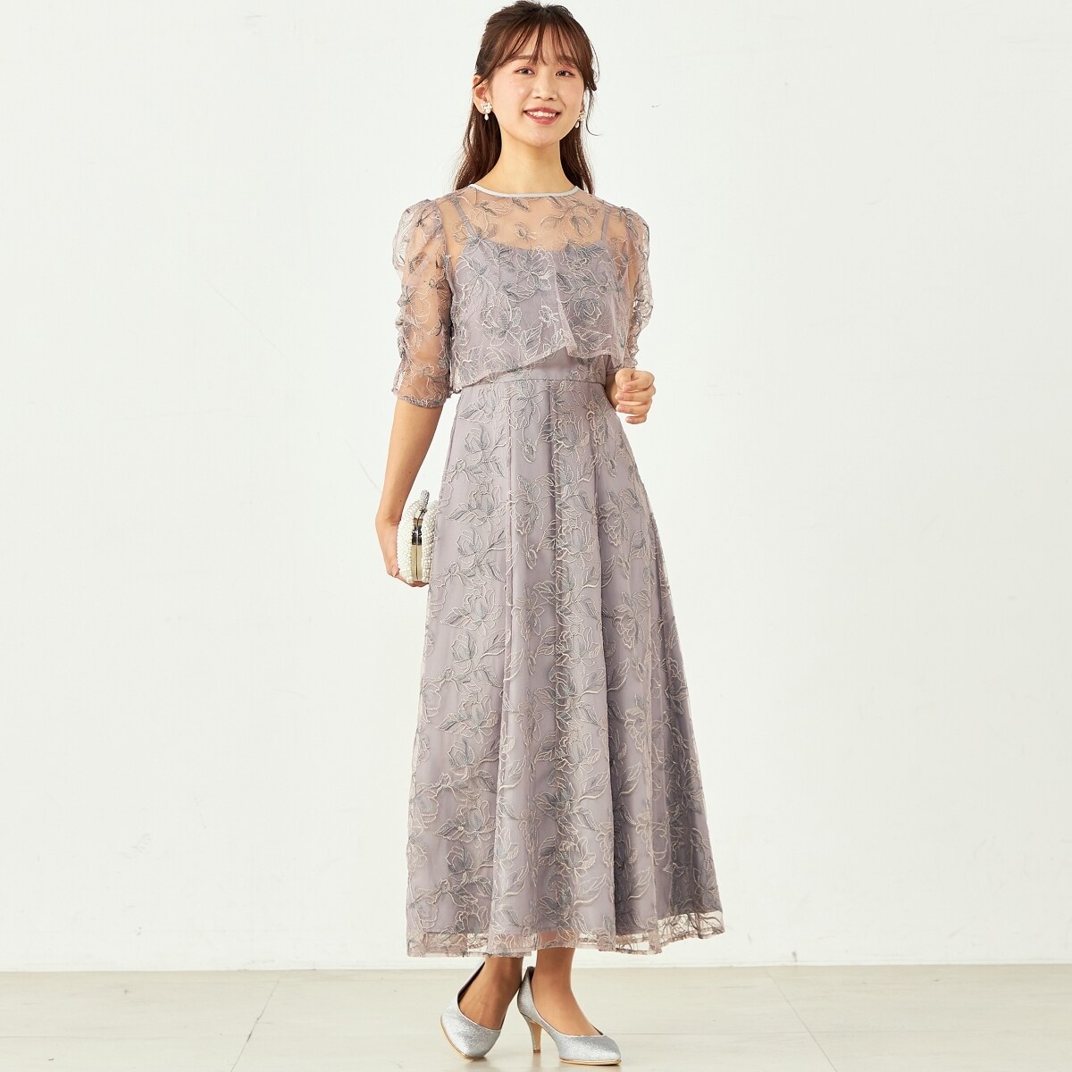 エンブロイダリーボレロセットドレス | 結婚式・パーティーの