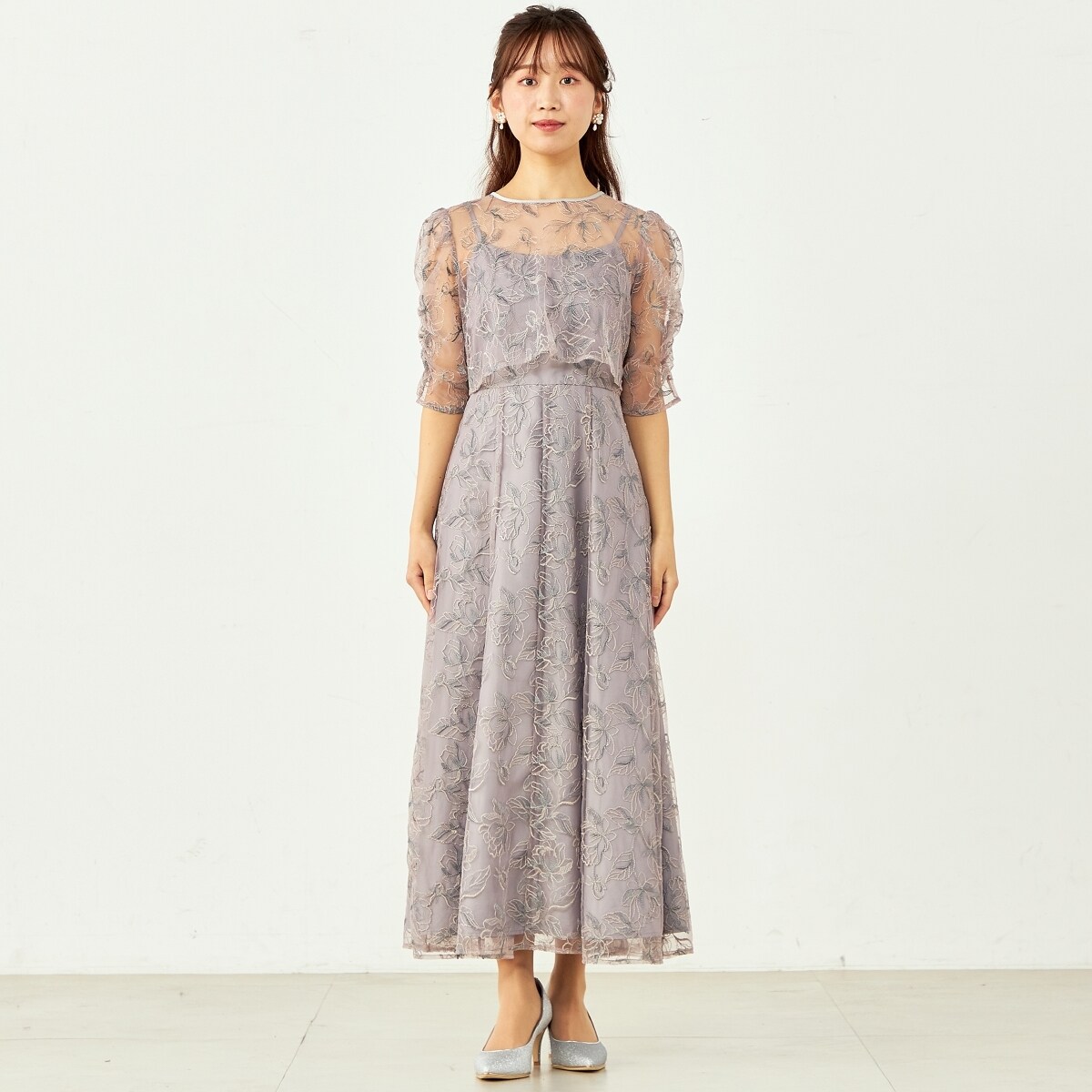 エンブロイダリーボレロセットドレス | 結婚式・パーティーの