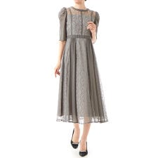 シフォン切り替えレースドレス | ドレニ(DRENi)