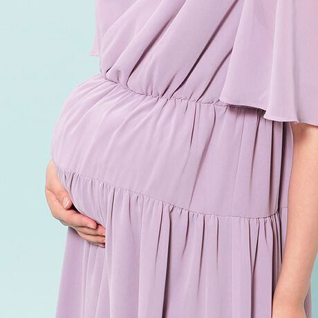 kaene】カシュクールシフォンワンピース | 結婚式・パーティーの 