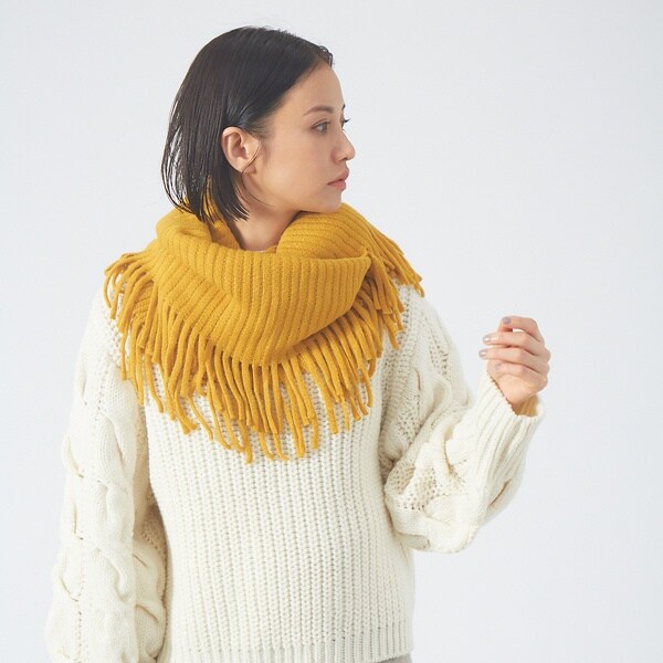 maison de R⭐︎コットンニットスヌード⭐︎メゾンドアール maison de R⭐︎コットンニットスヌード⭐︎メゾンドアール