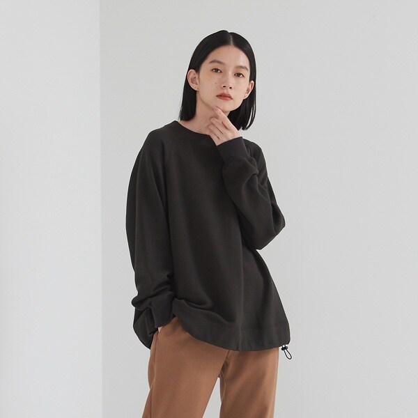 collex / コレックス 【手洗い可】裏起毛Aラインスウェットプルオーバー コレックス collex 【手洗い可】裏起毛Aラインスウェットプル