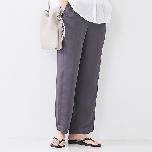 コレックス（collex）/【手洗い可能】【新色】リラックスサテンパンツ 手洗い可能】【新色】リラックスサテンパンツ | コレックス(collex