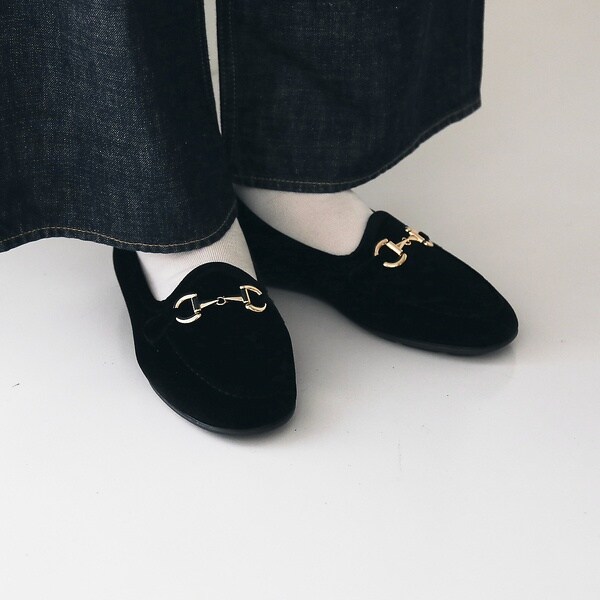WEB限定】【ALBEROLA】ベルベットビットローファー | コレックス