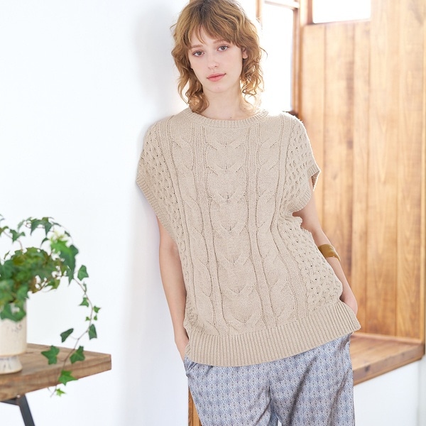 コレックス（collex）/コットンケーブル柄ベスト コットンケーブル柄ベスト | コレックス(collex) | マルイウェブチャネル