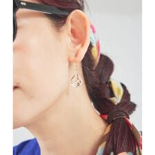 【別注】【HARIO Lampwork Factory】ユレルフリル ピアス