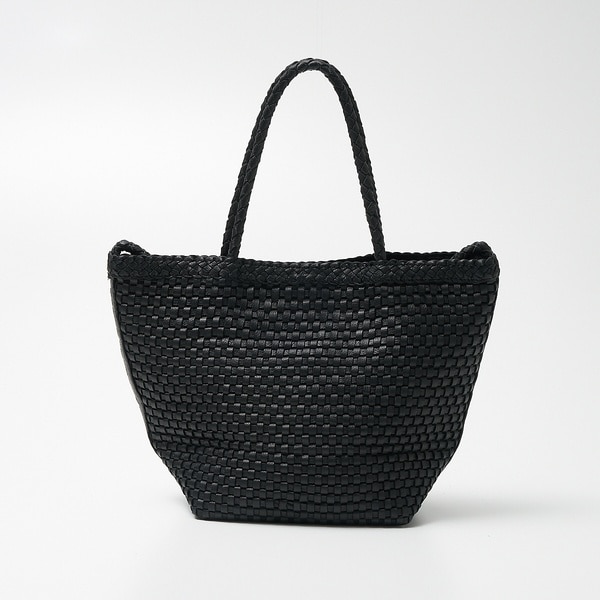 collexショルダー 2way　ブラウン/ホワイトメッシュバッグ 中型 collexショルダー 2way ブラウン/ホワイトメッシュバッグ 中型