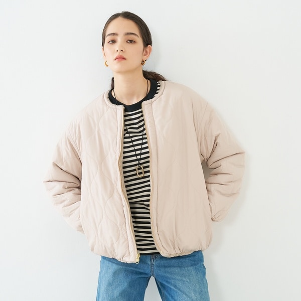 23区￼ 【SLOW/一部店舗限定】リバーシブルボアコンビ ブルゾン SLOW