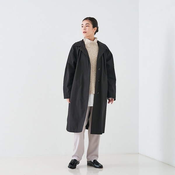 別注】【TAION/タイオン】ダウンジャケット付バルカラーコート