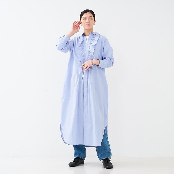 コレックス（collex）/フロトフリルシャツワンピース フロトフリルシャツワンピース | コレックス(collex) | マルイウェブ