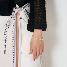 【dignif】【金属アレルギー対応】ユラギウェーブバングル