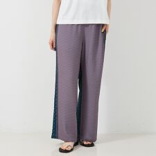 コレックス(collex)の小紋ミックス柄サテンパンツ