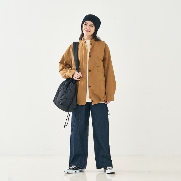 ギャザージップアップブルゾン | コレックス(collex) | マルイウェブ