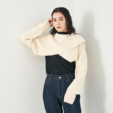 2WAYショートニットプルオーバー