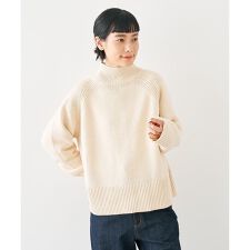ハイネック2WAYプルオーバー