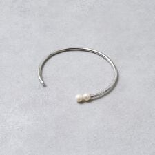 【dignif】【金属アレルギー対応】ツインパールバングル