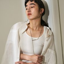 【dignif】【金属アレルギー対応】ネックレス Arc