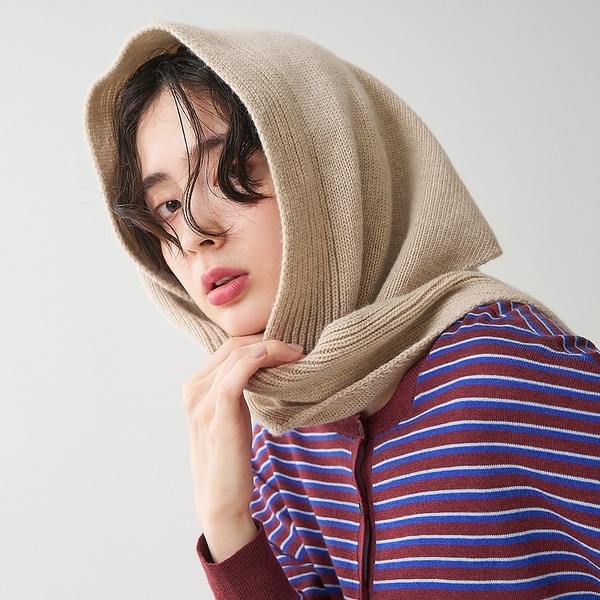 【WEB限定】【WILLIAM BRUNTON】 HEAD SCARF ニット