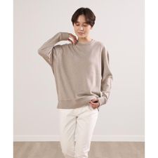 クルーネックニット《オーガニックエアーコットン》《ユニセックス》