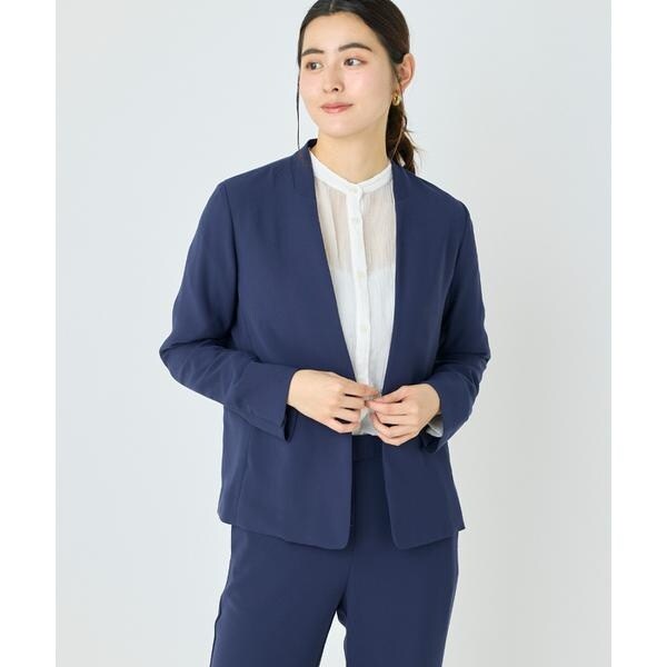 Spick & SpainドライダブルクロスＶカラーセットアップ38/40 Spick & Span｜《追加》ドライダブルクロスVカラージャケット