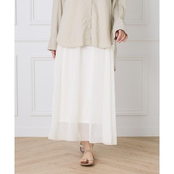 ソフトフェイクレザーフレアースカート | イッツインターナショナル