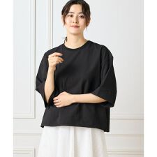 バックタックＴブラウス《グランサッカー》