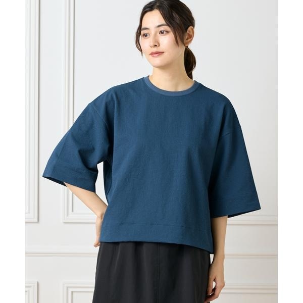 【美品】イエナ／ラミーリヨセル バックギャザーシャツSH Re IENA(イエナ)の「ラミーリヨセル バックギャザーシャツ（IENA