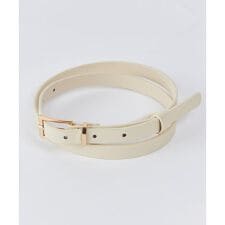 角バックル細ベルト