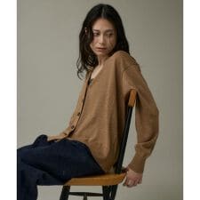 Ｖネックラメカーディガン