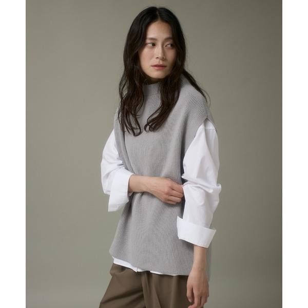 リネンブレンドツイードベスト | スピック＆スパン(Spick and Span