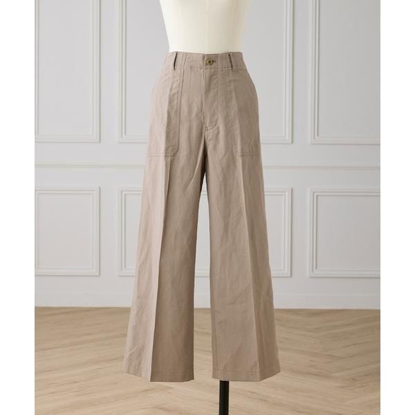 IENA◆LIEN ハイカウントチノ ワイドパンツ LIEN ハイカウントチノ ワイドパンツ | イエナ(IENA) | マルイウェブ