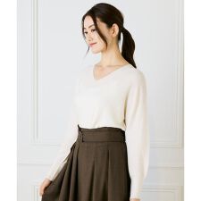 AラインVネックプルオーバー《Cuoo》